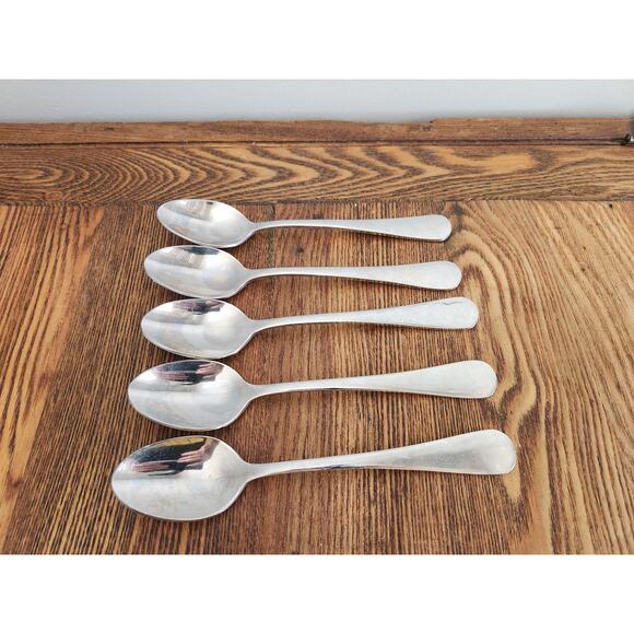 Splendide Cirrus Pattern 18/10 Korea 5 Teaspoons - Picture 1 of 2